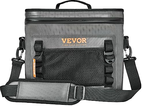 VEVOR Soft Cooler 24 Cans Insulated Cooler Bag Leakproof Waterproof Lunch Soft Cooler Lightweight & Portable Cooler for Beach, Hiking, Camping, Travel, Picnic, Car, Cooler