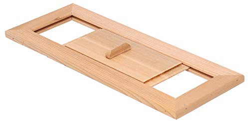 Glattes Holz-Sauna-Lüftungsgitter zur Belüftung, verstellbar