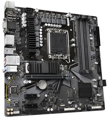 Carte mère Carte mère Fit for GIGABYTE B660M DS3H DDR4 Rev.1.0 Micro-ATX, chipset Intel B660