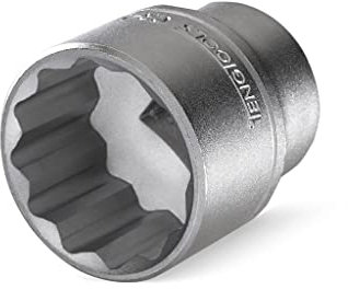 Teng Tools 1/2 Inch Drive 1 Inch 12 Point Regular SAE Socket - M120132-C