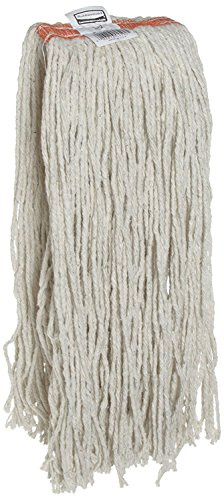Rubbermaid Commercial Products FGF11700WH00 Lot de 12 serpillières en coton 567 g avec bandeau de 2,5 cm