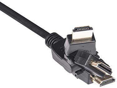 Club 3D HDMI 2.0 Kabel 2m 4K60Hz UHD 360° drehbar St./St. schwarz