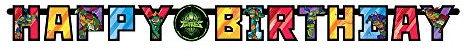 Unique Teenage Mutant Ninja Turtles Banner, groß, 1 Stück