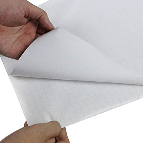 Reuvv Rouleau de tableau blanc adhésif réutilisable 45 cm x 200 cm effaçable avec 3 stylos
