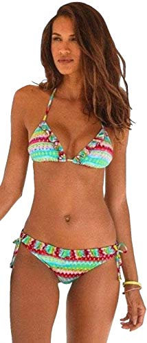 Homeboy Damen Triangel Bikini (bunt, 34A/B)