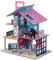 Olivia's Little World 360 Kinder Puppenhaus Aus Holz 3,5 Puppen & 12 Zubehör Mehrfarben TD-13260C