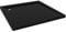 vidaXL Plato de Ducha Cuadrado Placa Receptor Aseo Cuarto de Baño Inodoro Resistente a Arañazos Manchas Antideslizante de ABS Negro 90x90 cm