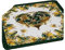 PETTI Artigiani Italiani - Accessori Tessili da Cucina, Centrotavola Moderno 90x90 cm in Microfibra, Tovaglia Centro Tavola Elegante in Stampa Digitale Floreale 04, 100% Made in Italy