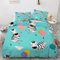 ROUSKI Bettwäsche Zebra 200x200 cm 3teilig 100% Leicht Mikrofaser Bettbezug Kawaii Tiere Wendebettwäsche mit Reißverschluss 3D Motiv Zimmer Dekor Bettwäsche-Sets mit 2 Kissenbezüge 80x80