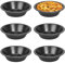 MAXQUU 6 moldes para tartas, platos personales, platos para tartas de aluminio, platos horneados, platos para tartas específicos en el horno (12 x 8 x 3)