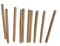 10 bastoncini alti 8 cm in legno per fare gabbie steccati balconi scale cancelli porte sedie etc per PASTORI PRESEPE ARTIGIANALI san gregorio armeno