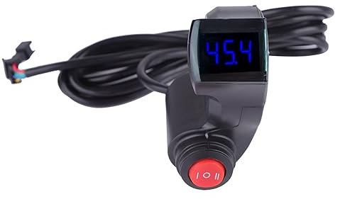 Annadue E-Bike Voltmeter, mit 3-Gang-Schalter für Mountainbike Rennrad