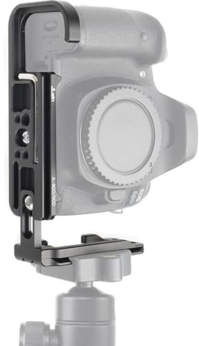 Hersmay Quick Release Plate L Angle L-Bracket Plate for Canon EOS 70D 80D 90D Camera, Expandable Base Plate Compatible with Arca Swiss Tripod