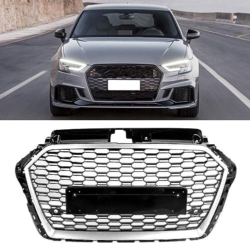 Rejillas Frontales De Radiador Coche para Audi A3 S3 8V 2017 2018 2019, Riñón Delantero Parachoque Reemplazo Exterior Accesorios
