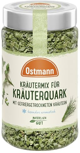 Ostmann Gewürze - Kräutermix für Kräuterquark | gefriergetrocknet, besonders aromatisch | 15 g im Glas