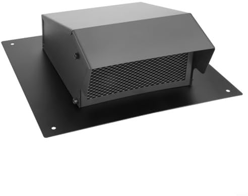 External Vent Cover Kit - Extractor Fan Vent Cover, 6/8inch Stainless Steel Roof Vent Cover Removable Roof Vent Bathroom Roof Dryer Vent(6 inches)