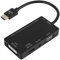 CableConn A DVI 4K/VGA/4K/4-IN- A Cable de Convertidor para PC/Teléfono CABLEDECONN Un Cable Convertidor DVI/DV Digital-to Analog