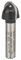 Bosch 2 608 628 369 - Fresa per scanalature, 8 mm, R1 8 x 16 x 13 x 45 mm