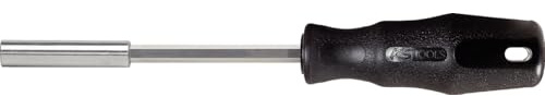 KS Tools 911.1199 Tournevis avec porte embout magnétique 6,35 x 150 mm | Tournevis ERGOTORQUE® tom pouce porte-embouts 1/4'' magnétique, L.250 mm, précision de serrage