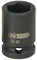 KS Tools 515.1017 1/2 Sechskant-Kraft-Stecknuss, kurz, 17mm