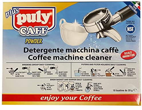 Puly Caff Kaffeefettreiniger, 10 x 20 g