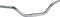 ErgoTec Unisex – Erwachsene Cruiser-Lenker-03160249 Cruiser-Lenker, Silber, Ø 25.4 mm