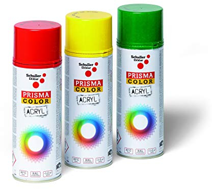 Prisme Color 91345 Vernis Spray en aluminium gris RAL 9007, 400 ml