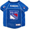Littlearth NHL Basic Pet Sports Jersey Designed for Dogs and Cats New York Rangers Haustiertrikot, XS, Königsblau, Teamfarbe, X-Small