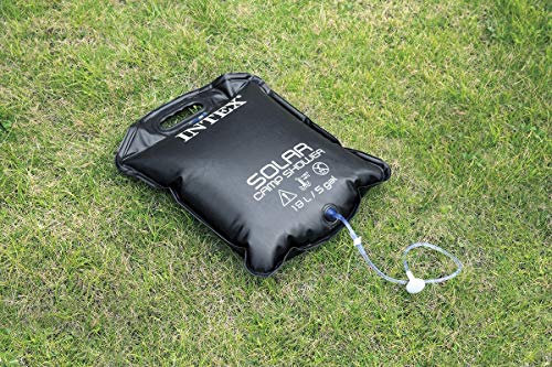 Intex 28052 - Doccia Solare, 19 litri, Plastica, Nero, 48x65 cm
