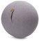 Sitting Ball Felt Sitzball mit Filzimitat, Gymnastikball mit Stoffbezug, Fitnessball mit Filzhülle, Yogaball, ca. 65 ⌀, bei 30° waschbar, grau