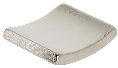 N42 Neodymium Arc Magnet for Engineering, Manufacturing, DIY and Motors - 37.5mm O.R. x 33.5mm I.R. x 90 degrees x 25mm thick (South) - Pack of 4
