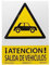 Señal ¡Atención! Salida De Vehículos | Cartel informativo Salida vehículos | Señal Salida De Vehículos | PVC | Certificado ISO 7010:2012 | 0,7 mm Grosor | 40 cm Alto x 30 cm Ancho | Color Amarillo