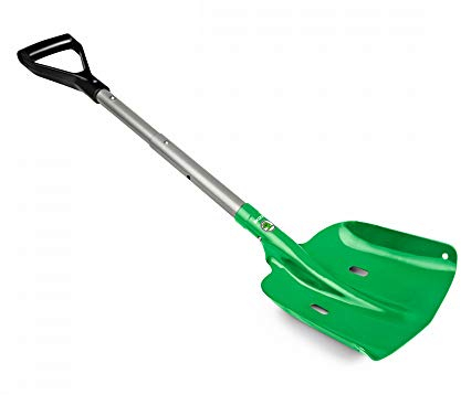 Skoda 5L0099320 - Pala da neve con manico in plastica, pieghevole, colore: Verde