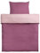 MAKIAN Baby Bettwäsche Set 80x80 35x40 cm - Wende Babybettwäsche Mull aus 100% Baumwolle (Oeko-TEX® Standard 100 geprüft) / kuscheliger Kinder Bettbezug (Orchidee Rosa)