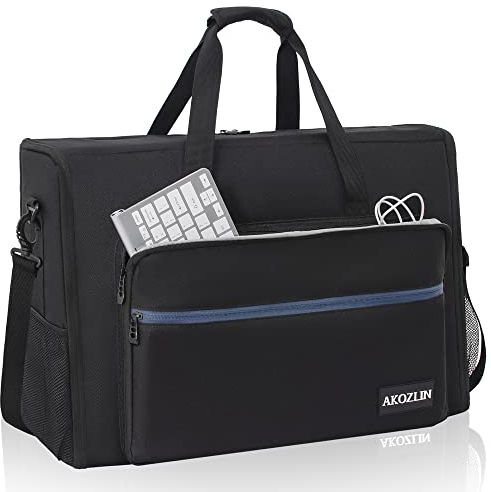 AKOZLIN Tragetasche für LCD-Bildschirme/Fernseher (bis zu 2) für 68,6 cm - 81,3 cm (27-32 Zoll) große Displays, gepolsterte Monitor-Tragetasche (Nicht für IMAC) mit Schultergurt