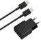 25W Schnellladegerät mit Typ C Ladekabel für Samsung Galaxy S22 S23 S24 S25 Ultra S21 S21 FE 5G S20 A54 A53 A34 A33 A14 A13 USB C Ultra, USB C Super Fast Charger Huawei 25 Watt Ladegerät Schwarz