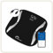 LITTLE BALANCE 8651 Soft 4 USB-R, Körperanalysewaage, vernetzt, ohne Batterie, wiederaufladbar, USB, reparierbar, 180 kg, Schwarz