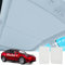 ASZSK Parasol de Techo para Tesla Model Y 2021-2024, Model Y Parasol de Techo Plegable de Cristal Bloquea Eficazmente los Rayos UV Refleja el Calor