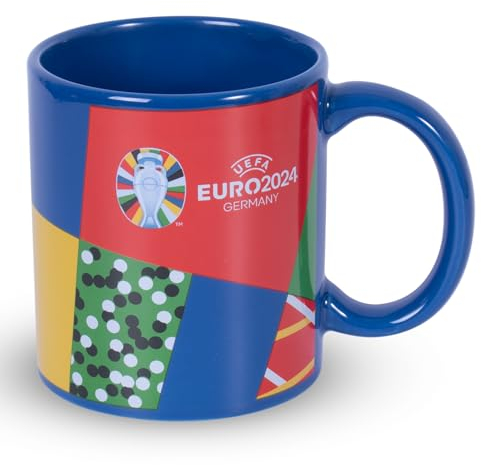 Hy-Pro Taza de cerámica con licencia oficial Euro 2024