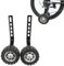 Jeorywoet Fahrradtrainingräder 1Pair Heavy Duty Training Räder für Kinder Fahrrad Stille Stalltrainingräder Universal Kids Bike Support kleines Rad für 12 14 16 18 20 Zoll, Fahrradtrainingräder