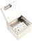 Embedded Socket Box, Dual Standard 3 Hole Outlet Socket Concealed Power Socket Desktop Floor Plug Socket