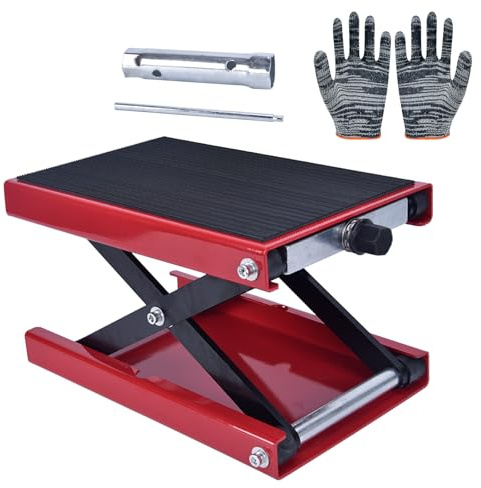 Motorcycle Scissor Lift Jack - Motorcycle Lifting Stand, 500kg/1100lb