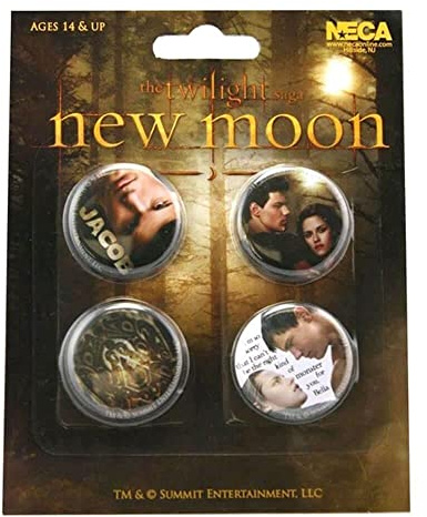 Twilight - New Moon - Jacob - Badge Pack - 4 x 38mm Badges
