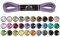 Mount Swiss Luxury Schuhbänder I Wasserabweisende und reißfeste Schnürsenkel rund ø 2-3 mm aus feiner Baumwolle/gewachst Farbe: Violet.91, Länge: 45 cm