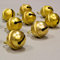 12 Stück Jingle Bells Express Musical Rhythmus Polar Schlitten Glöckchen Glöckchen Poliertes Messing für Türknauf, für Bastelarbeiten, Wandkunst, Orchard Garten Kunst 1.25-inch High poliertes Messing