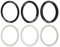 F Fityle 24/29/30mm 6Pack MTB Fahrrad Abstandshalter Kurbelgarnitur Unterlegscheiben Kurbel Kurbelgarnitur Boden Abstandshalter Fahrrad Innenlager für, 24MM