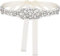 LEEQBCR Cintura da Sposa con Strass, Matrimonio Cintura in Cristallo da Damigella D'onore Fascia da Sposa in Cristallo Accessoires Cintura con Strass per Abito da Sposa per Festa di Nozze