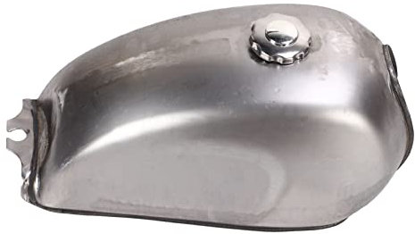 Réservoir d'essence de 2 , 4 gallons ,aspect sportif ,longue durée de vie ,résistance aux chocs ,design rétro ,réservoir d'essence de moto ,métal nu pour moto , réservoir