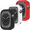 3 Pack Schutzhülle kompatibel mit Apple Watch Case Series 9 8 7 45mm 41mm/Series 6 5 4 SE 44mm 40mm, Slim Flexible TPU Shockproof Bumper Protective Case