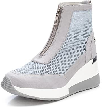 XTI - Zapatilla Mujer Hielo - Calzado Cómodo y Versátil - Moda casual - Modelo 14104303 (Talla 36)